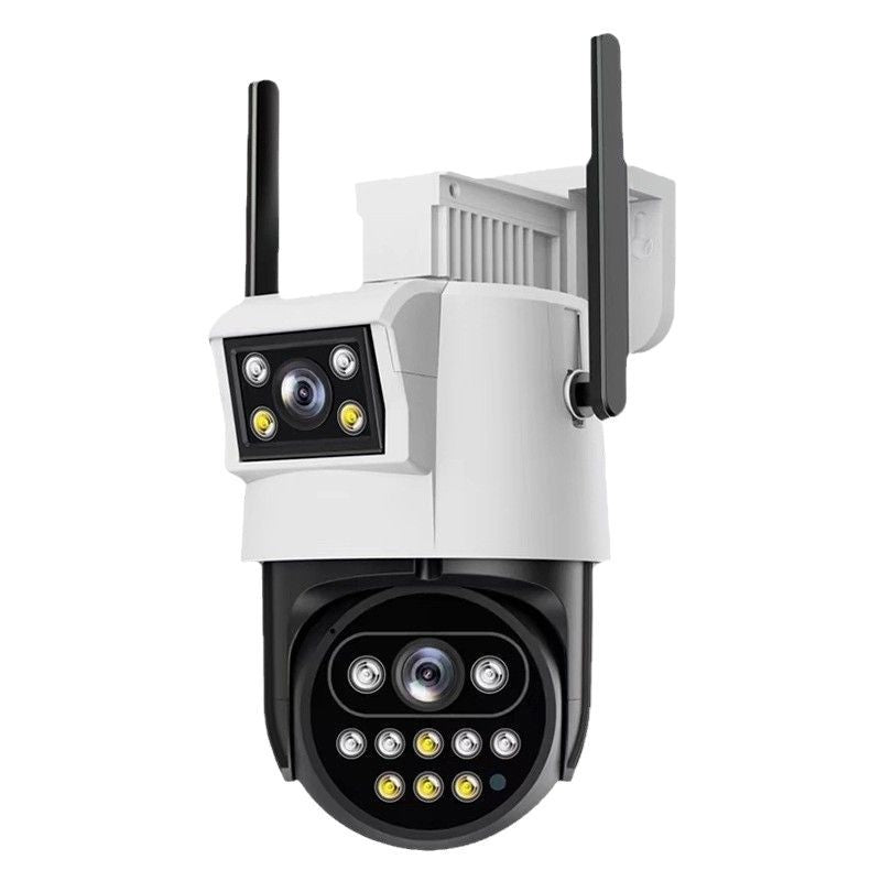 360 degree outdoor night vision high definition ball machine remote mobile phone wireless surveillance camera dual screen home monitor