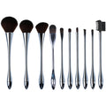 Sujilian xiaomanyao 10-piece set of complete makeup brushes, novice beauty tools, loose powder, blush brush, eye shadow makeup brush