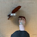 2026 new summer niche square-toe thong sandals with skirt, french wedge heel, slip-on mules, women's outdoor shoes