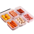 Refrigerator crisper food storage box vegetable crisper freezer box large capacity fruit daily kitchen microwave oven