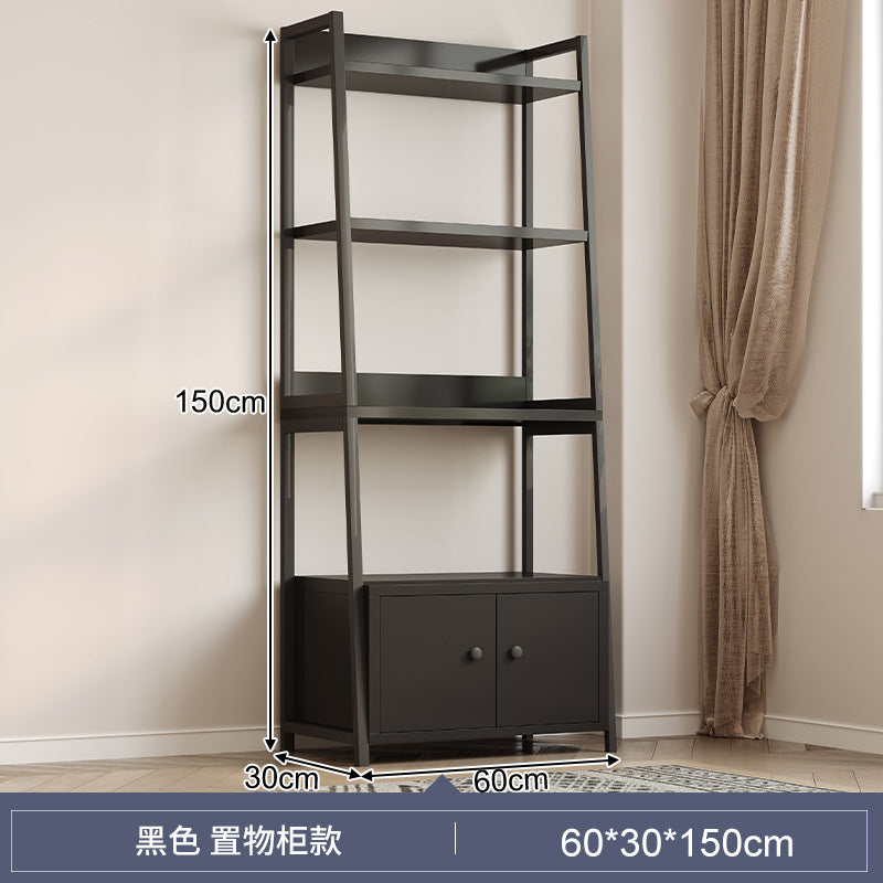 Shelf Multi-layer storage shelf Floor-to-ceiling office locker Shelf Layered shelf Living room display Cabinet with door