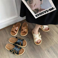 New summer women's platform flip-flops: stylish, versatile, casual beach sandals with double buckle – 2026 collection