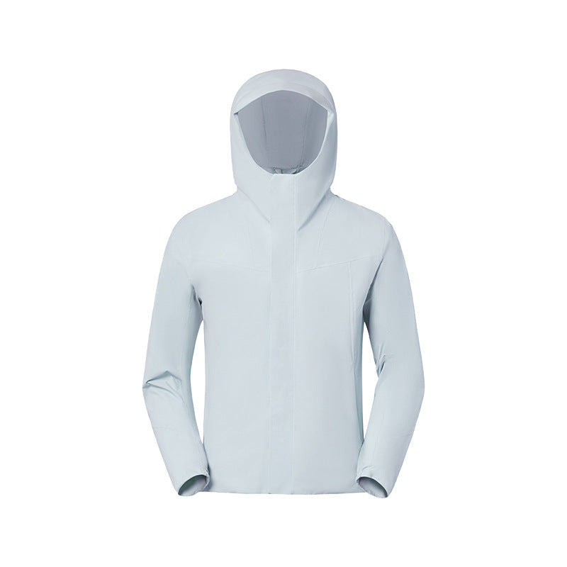 Influencer-approved windproof, waterproof, and stain-resistant hooded jacket with fleece lining - outdoor hiking apparel daw011