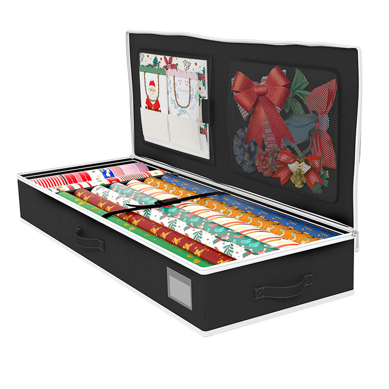 European and American Christmas gift packaging storage bag clothing quilt finishing storage box ribbon and bow gift box