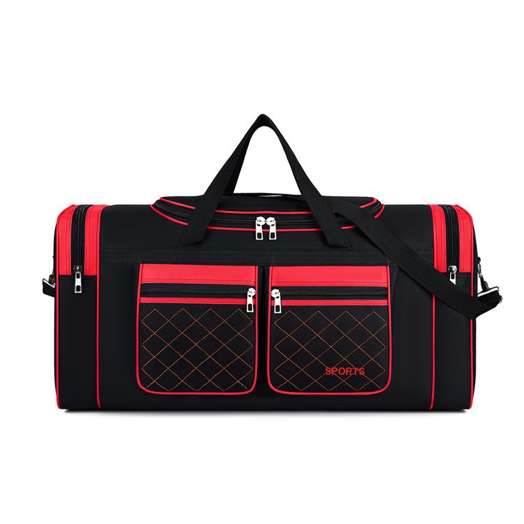Short business trip oversized capacity travel bag men go out to work duffel bag dry and wet separation outdoor camping storage bag