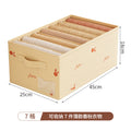 New little red flower divided storage box, underwear organizer, pp board clothes and pants storage solution, clothing storage box