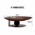 Italian normcore round flying saucer coffee table modern casual small table living room for home coffee table accessible luxuryclassy coffee table