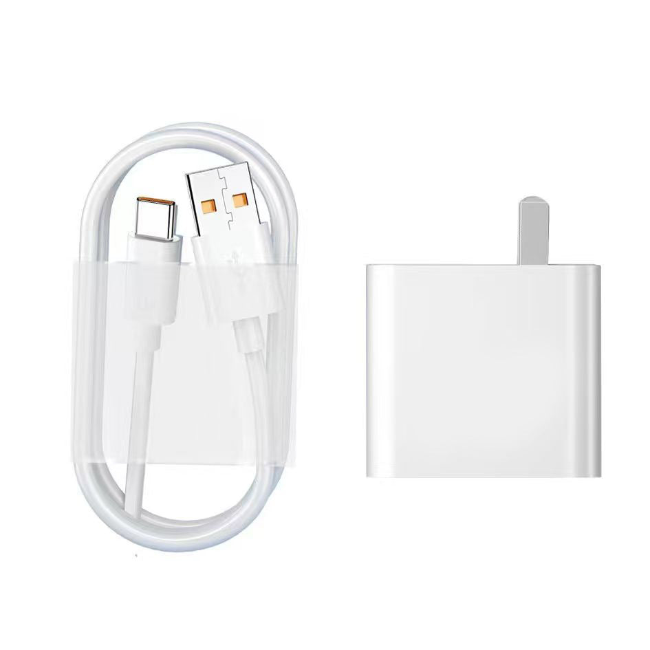 120/66 fast charging charger set usb charging head 6a data cable suitable for huawei honor max mobile phone charging