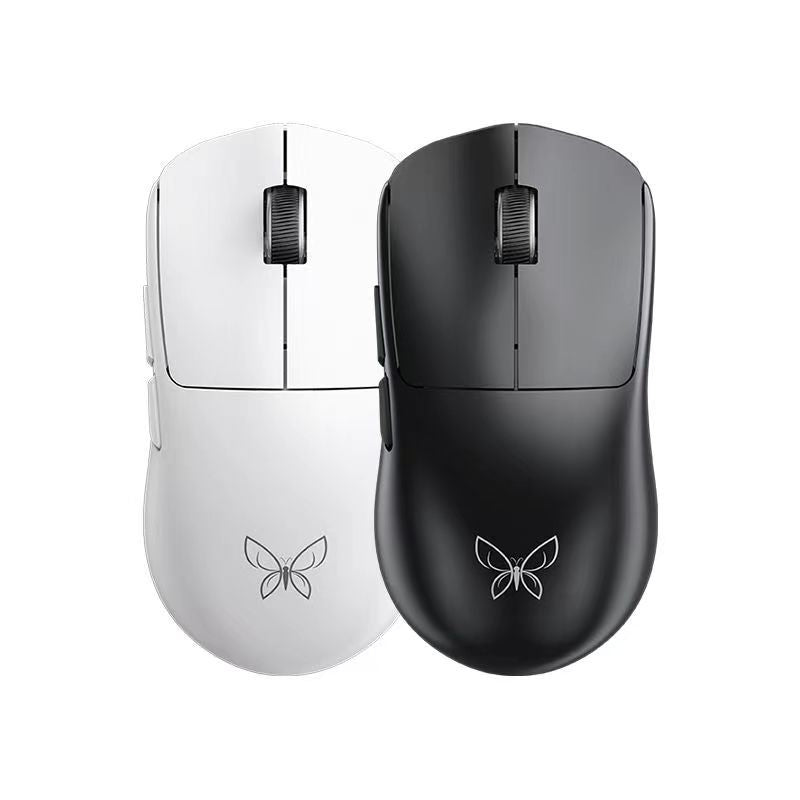 Xinmeng butterfly wireless gaming mouse 2.4g bluetooth wired three-mode esports paw3395 dual battery lightweight
