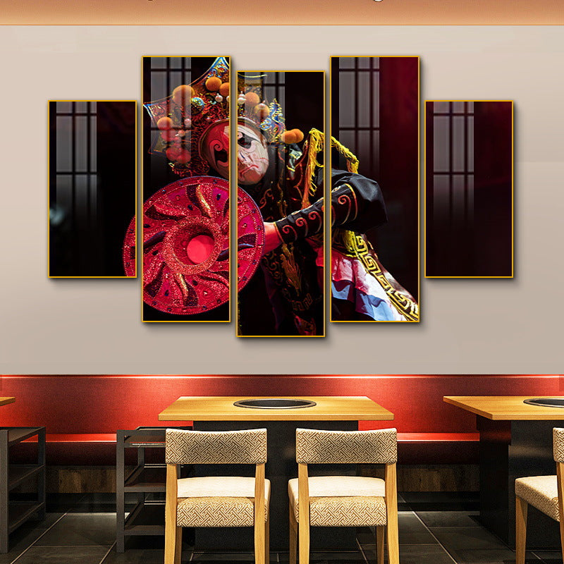 Hotel wall decoration paintings Peking Opera Opera Hua Dan characters hanging paintings Food and beverage restaurants Hot pot restaurants Box wall paintings