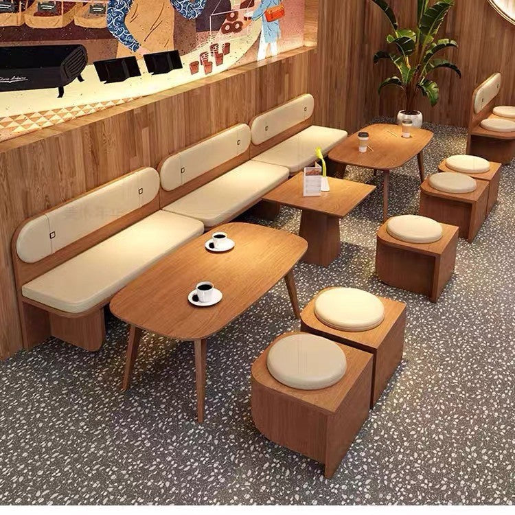 Internet celebrities without backrest card seat sofa shoe change stool leisure book bar cafe bench milk tea shop dessert shop commercial