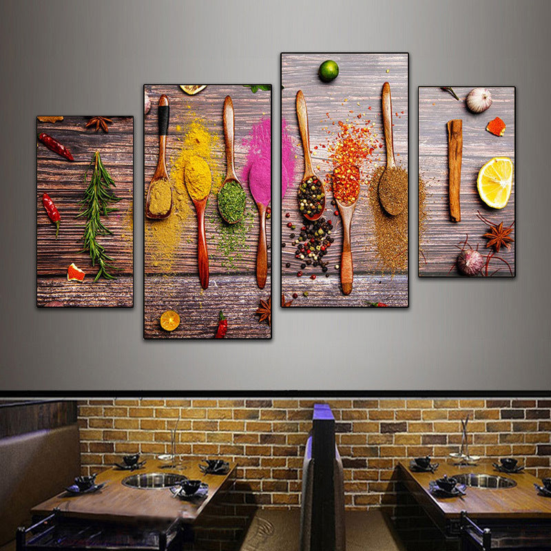 Hotel wall decoration painting Sichuan cuisine Hunan restaurant fast food restaurant box mural restaurant catering hot pot restaurant room painting