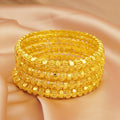 wholesale 24k gold plated bangle dubai wedding indian nigerian women's bridal gold sand bangle jewelry
