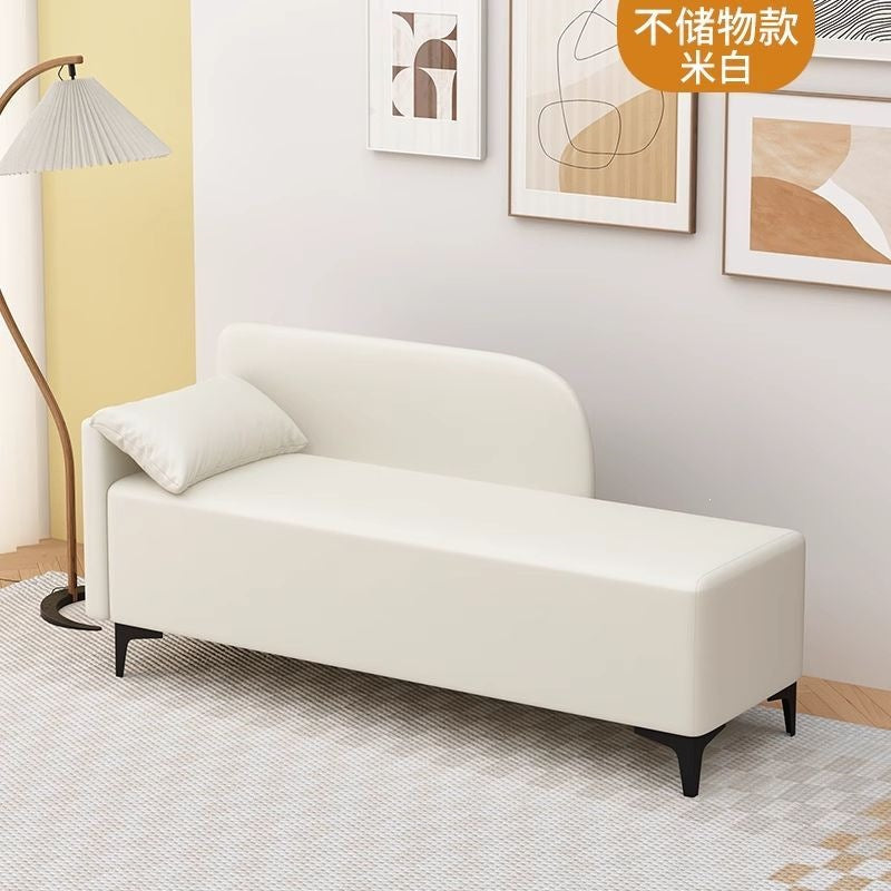 Imperial concubine bench - multi-functional storage ottoman for home use - adult seating - rectangular sofa bench for bedroom