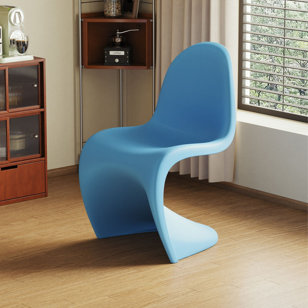 Simple modern for homethickened dining chair scandinavian stackable plastic back chair designer popular makeup chair