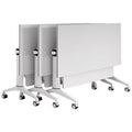 Saint rico movable training table foldable conference bench table office desk flip table desk and chair