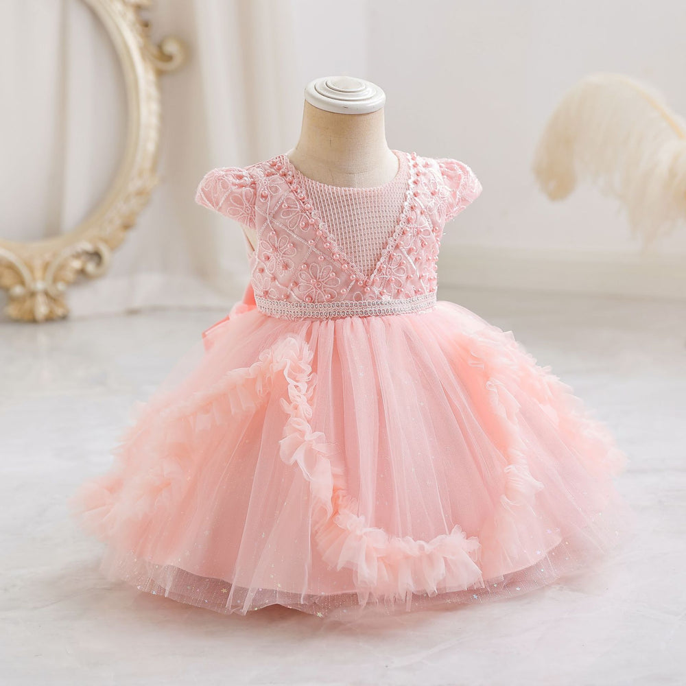 New arrivalin stockgirl evening dress sequin beaded tutu princess dress grab week dress flower girl