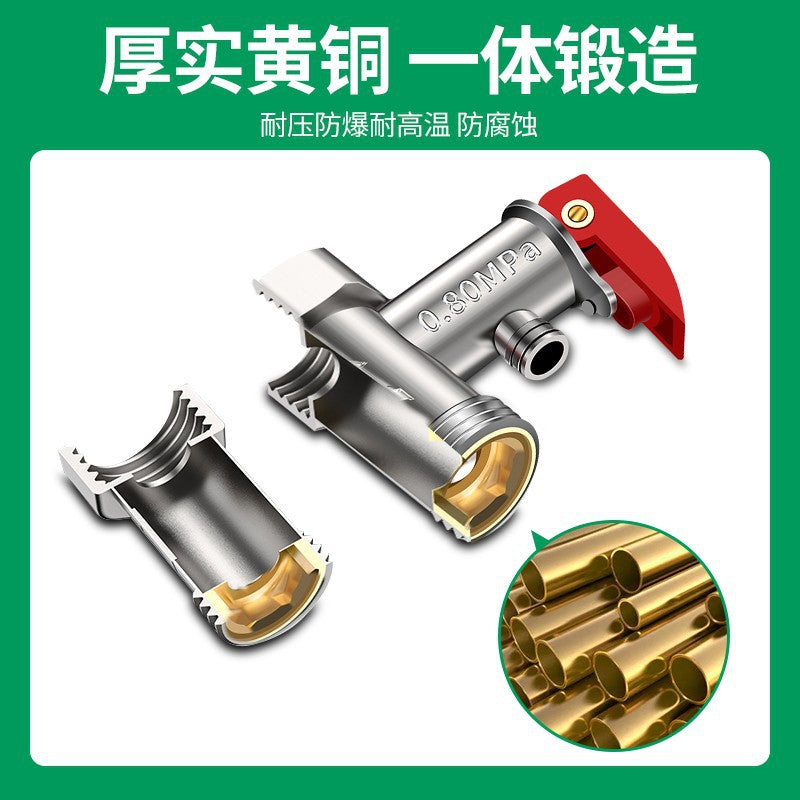 All-copper thickened electric water heater neutral security valve pressure relief valve pressure reducing valve check valve exhaust midea haier accessories