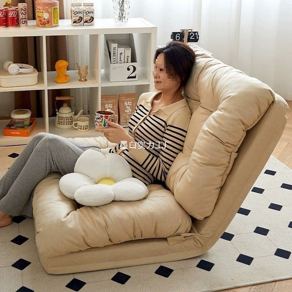 [9647 people's collection] Lazy sofa foldable balcony sofa tatami floor adult lazy single sand