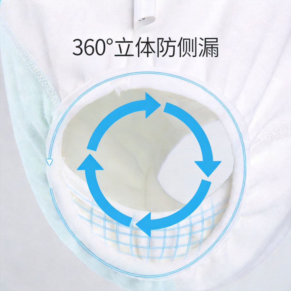2-pack baby potty training pants, pure cotton waterproof breathable diaper pants, 6-layer gauze all-cotton children's underwear