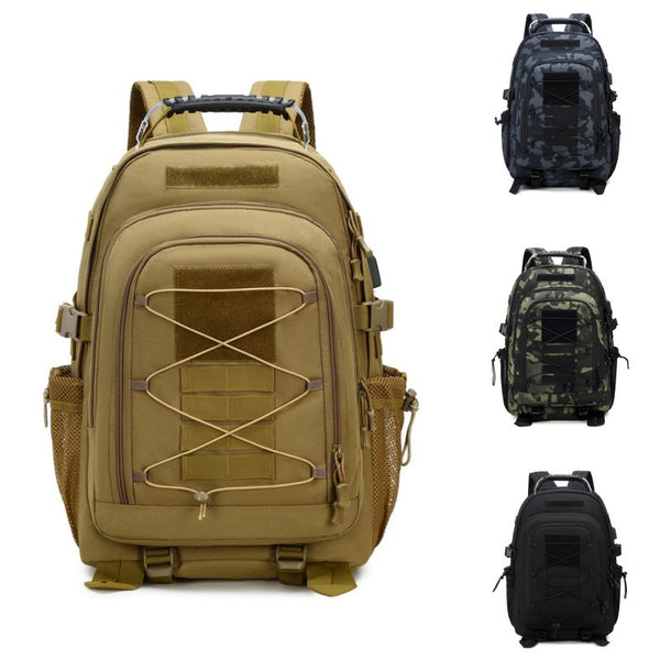 Outdoor sports mountaineering bag large capacity Oxford cloth camouflage tactical backpack men's large capacity multi-compartment backpack