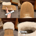 Frosted bread thick sole snow boots for women 2026winternew arrivalfleece-linedthickenedheattech short boots cotton shoes winteroutwear for women