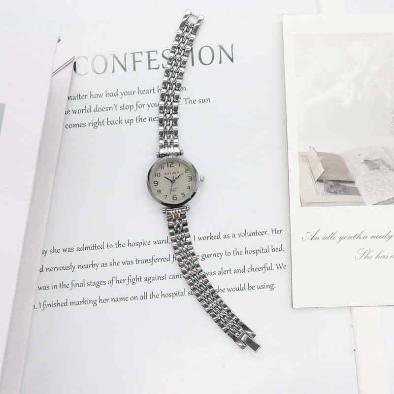 2025 new arrival: exquisite stainless steel bracelet watch for women - casual, stylish, and versatile quartz wristwatch, direct from the manufacturer