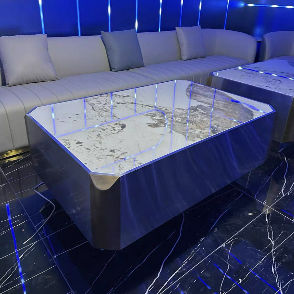 Customized bar ktv special luminous coffee table light luxury night club box party room booth ktv coffee table customization
