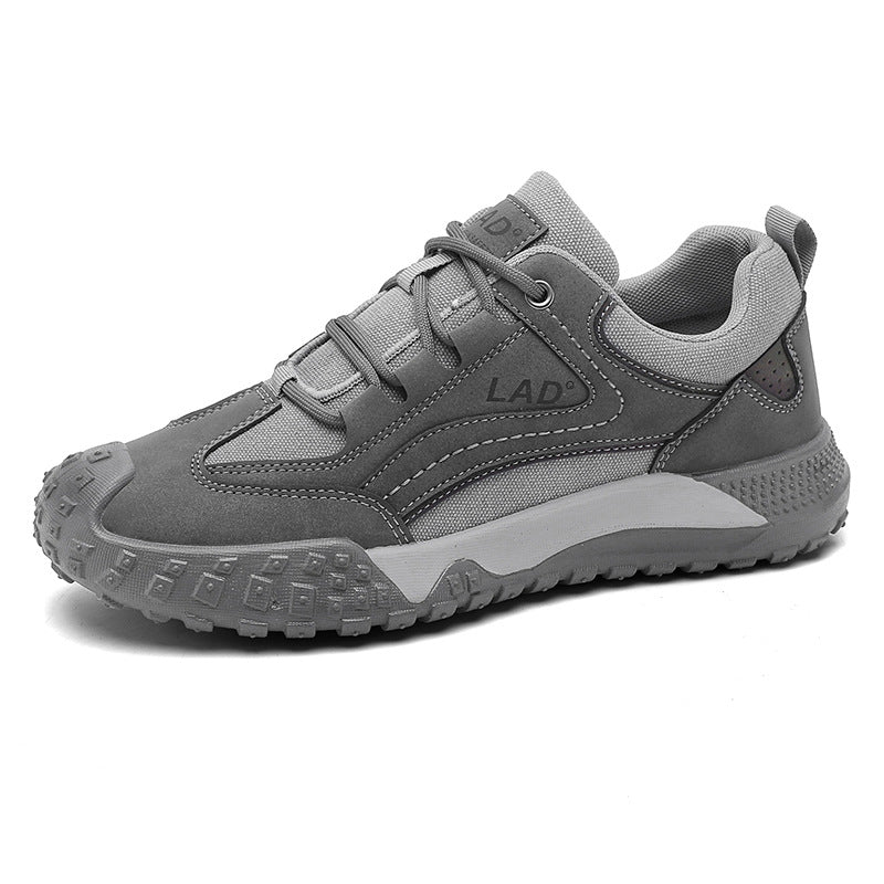 Spring casual shoes men's fashion work shoes breathable sneakers hiking trendy men's shoes sports outdoor construction site