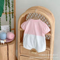 Summer romper infant short-sleeve bodysuit baby girl cartoon outing clothes newborn thin romper  new style