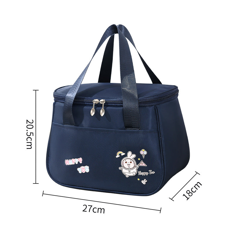 Beilian cute packing lunch box bag waterproof student bringing meal bento bag wholesale cartoon picnic camping thermal insulation bag