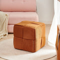 Sofa stool for home living room footrest bedroom casual low stool corduroy twist stool beige stool cross-border hot selling