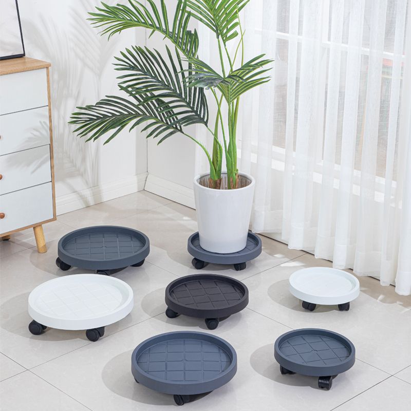 New arrivalmovable flower pot tray thickened with wheels flower pot bottom tray flower pot bottom tray water tray bottom plate flower stand