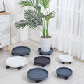New arrivalmovable flower pot tray thickened with wheels flower pot bottom tray flower pot bottom tray water tray bottom plate flower stand