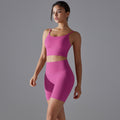 New arrival free underwear high waist hip lifting tight nude yoga wear intimates sports running bra shorts suit for women