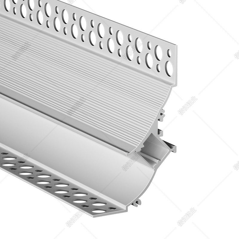 Surface mounted double eyelid top corner line lamp, living room ceiling-free slotting-free linear lamp, household lamp slot profile without main lamp