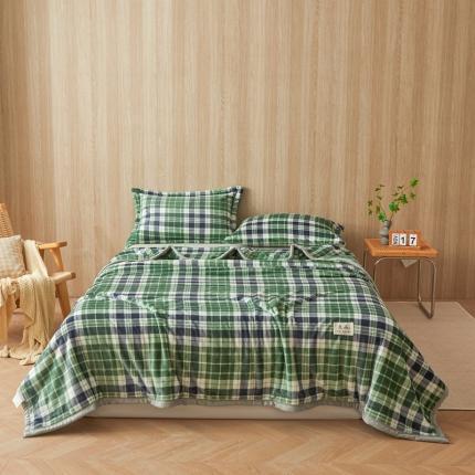 Milk fleece blanket office nap blanket sofa air conditioner blanket coral fleece bed single quilt bed