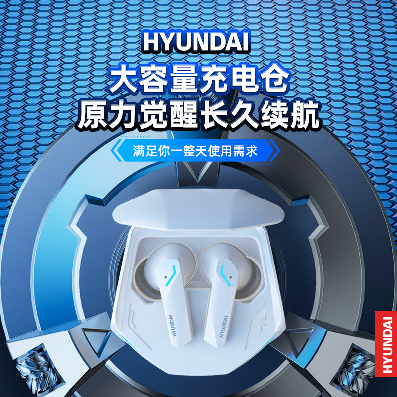 Hyundai gm2pro true wireless bluetooth earbuds - tws gaming earphones with low latency and noise cancellation