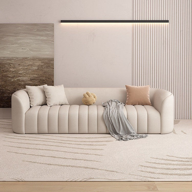 Small apartment, accessible luxury living room sofa, cream style, popular model, reception, medical and beauty salon, rest area, sofa, coffee table combination