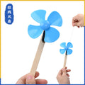 DIY handmade wire fan DIY handmade technology small production, primary school students puzzle splicing teaching aids, scientific experimental materials