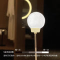 Voice-activated night light with timer, usb plug-in table lamp, bedside night light, moon lamp, usb moon