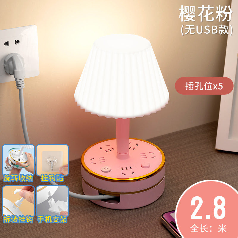 Master bedroom table lamp bedside lamp modern decorative atmosphere night light baby feeding eye protection soft light sleep usb socket