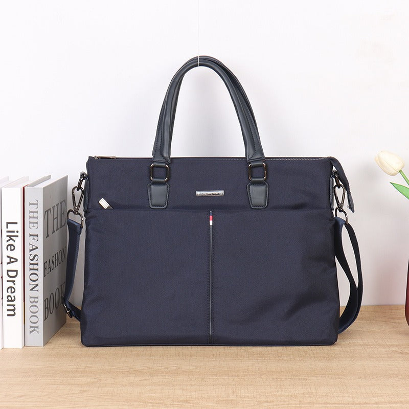 Oxford cloth handheld document bag a4 briefcase pilot handheld briefcase thickened waterproof conference bag information bag