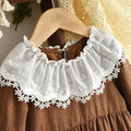 Spring & fallnew arrivalgirlfrench palace embroiderdressfemale baby elegant lapel lacelong sleevesprincess dress cross-border