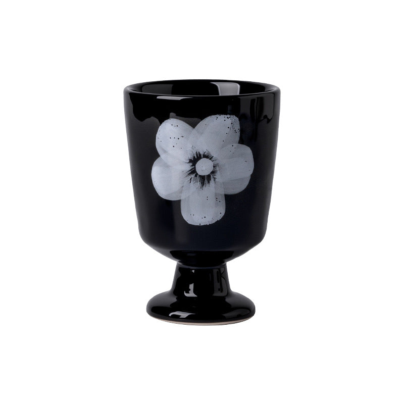 Stylishins high-looking mug household water cup goblet ceramic coffee cup couple christmas gift cup
