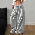 trendy brand women's casual pants -  autumn loose wide-leg flowy versatile trousers
