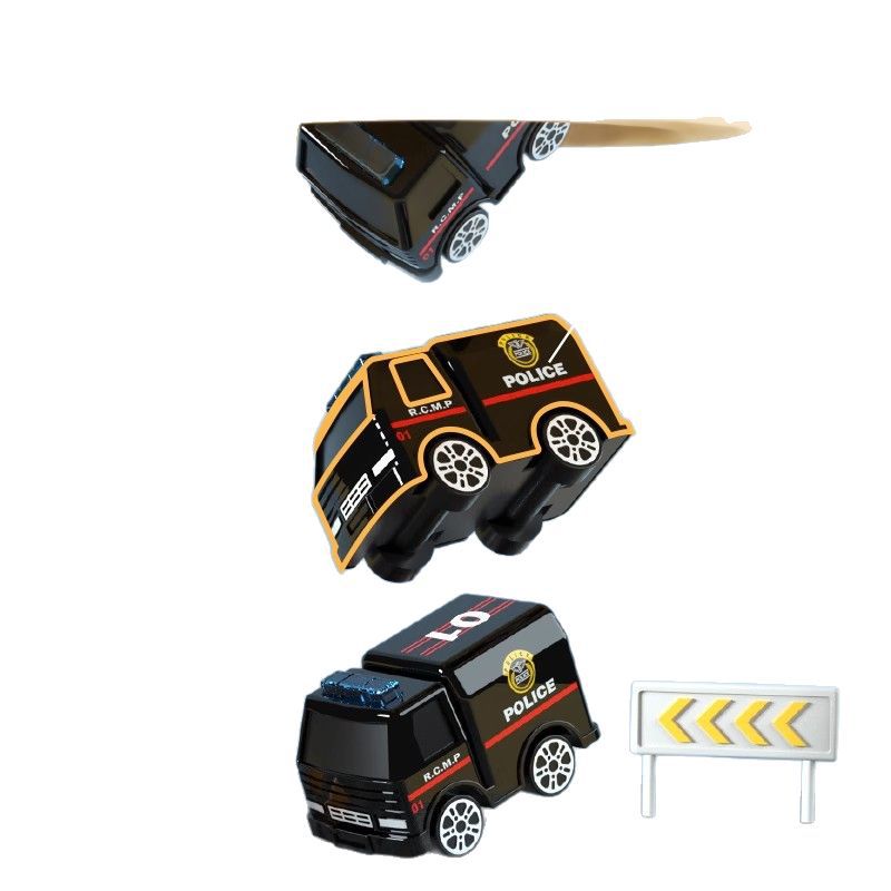 Durable toy car set for boys (ages 1-6) - alloy pull-back inertia cars - perfect children's day gift