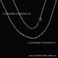 Silver sparkling water wave chain necklace stainless steel smooth choke casual girl wedding gift exquisite jewelry