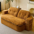 Vintage-inspired vacuum-sealed kangaroo sofa: creative, compact, and foldable for small living spaces - a lazy sofa bed for casual lounging