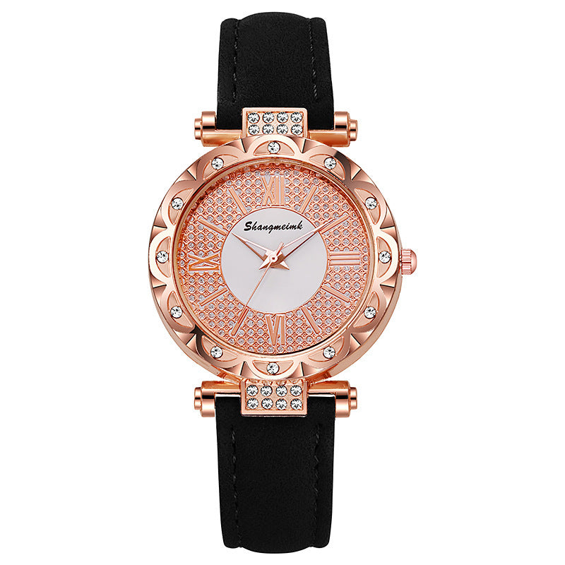 new arrival women's k-style quartz watch casual classic belt women's watch fashionsuit